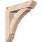 Ekena Millwork Thorton Slat Smooth Bracket w/ Offset Brace, Douglas Fir, 7 1/2"W x 34"D x 34"H BKT0806X34X34THR06SDF - alternate 1